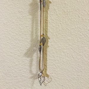 Long Leaves Necklace